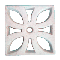 Cobogós de concreto da fábrica, modelo Flor Decorativo.