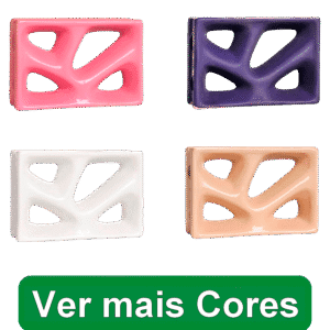 Cobogó de louça esmaltada Rama - Linha Comercial