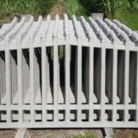Grade de concreto Direto da Fábrica, Modelo Roma Inclinada