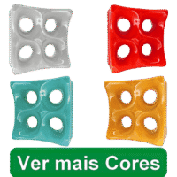 Cobogó de louça esmaltada Rubi - Todas as Cores