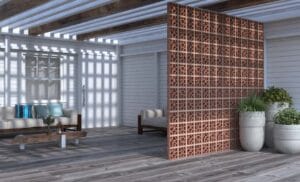 Elemento Vazado Rústico Linha Orgânica Modelo 2 - Imagem 3