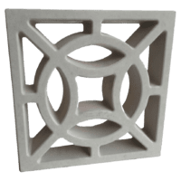 Cobogós de concreto da fábrica, modelo Composê